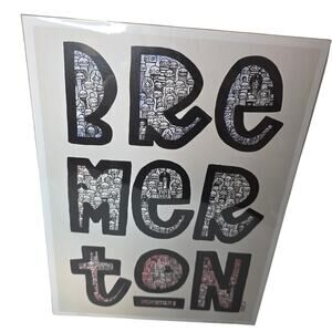 BREMERTON Geclee Cpoy#33/40 PopArt Print. Unique Rare Original painted 
2021 Art